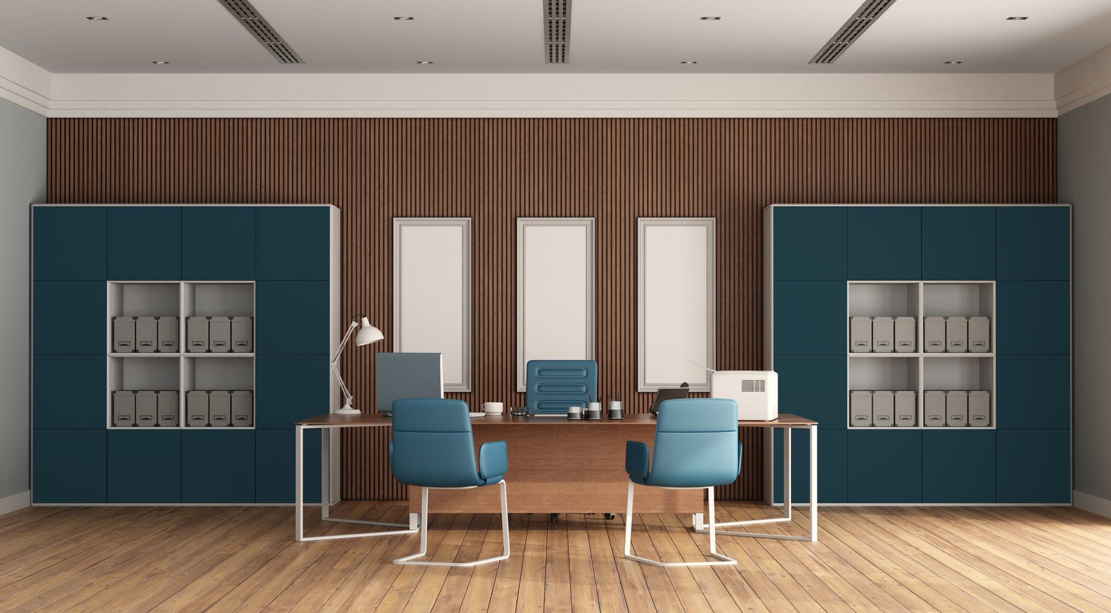Commercial Reception and Office Workspace 1